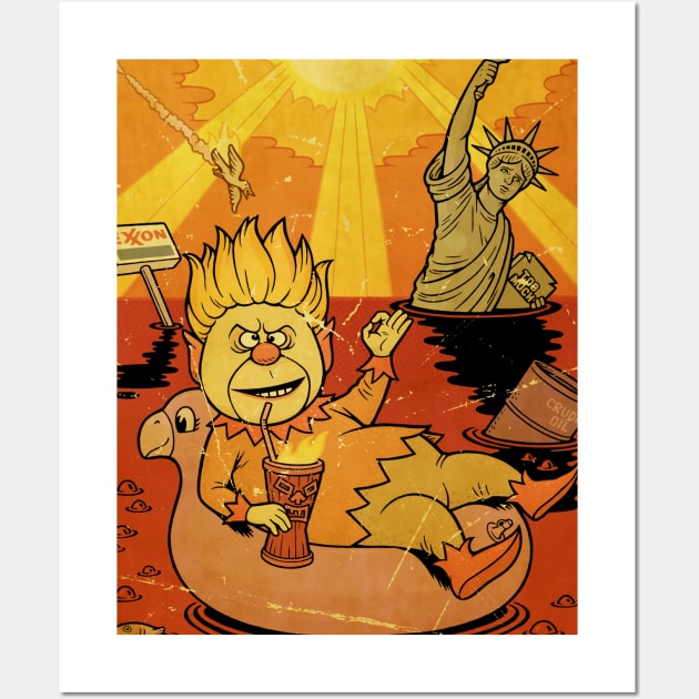 Heat Miser and Liberty Wall Art by secukupnya